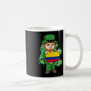 Kolumbien Stolz Kolumbianische Flagge St. Patricks Kaffeetasse