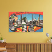 Kolumbien, Süd-Carolina - Große Buchstabenszenen 2 Leinwanddruck (Insitu (Wohnzimmer))