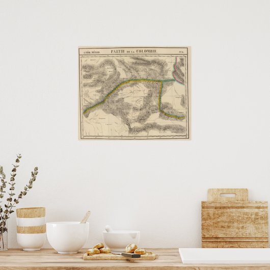 Kolumbien, Südamerika 6 Poster (Küche)