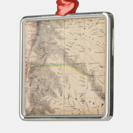 Kolumbien, Südamerika 8 Silbernes Ornament (Links)