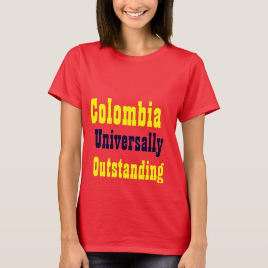 Kolumbien T-Shirt (Vorderseite)