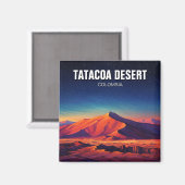 Kolumbien Tatacoa Wüste Night Travel Magnet (Vorderseite/Rückseite)