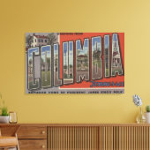 Kolumbien, Tennessee - Große Buchstabenszenen Leinwanddruck (Insitu (Wohnzimmer))