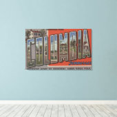 Kolumbien, Tennessee - Große Buchstabenszenen Leinwanddruck (Insitu (Holzboden))