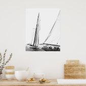 Kolumbien und Kleeblatt Poster (Küche)