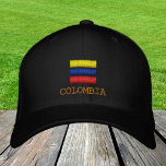 Kolumbien und Kolumbien: Fahnen und Fahnen / Patri Bestickte Baseballkappe<br><div class="desc">Stickereihats: Kolumbianische Fahne-Baseball / LKW-Hüte für kolumbianische Patrioten - Liebe meines Landes,  Reisen,  Urlaub / Sportfans</div>
