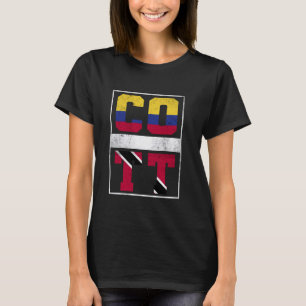 Kolumbien und Trinidad Mix Kolumbian Trinidadian R T-Shirt