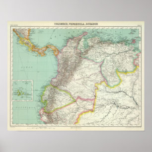 Kolumbien, Venezuela 2 Poster