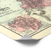 Kolumbien, Venezuela Poster (Ecke)