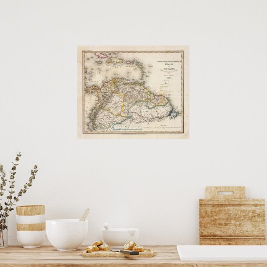 Kolumbien, Venezuela, Südamerika Poster (Küche)