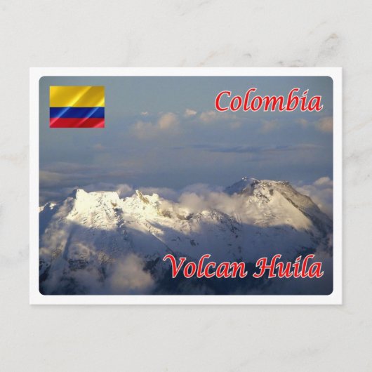 Kolumbien - Volcan Huila - Postkarte (Vorderseite)