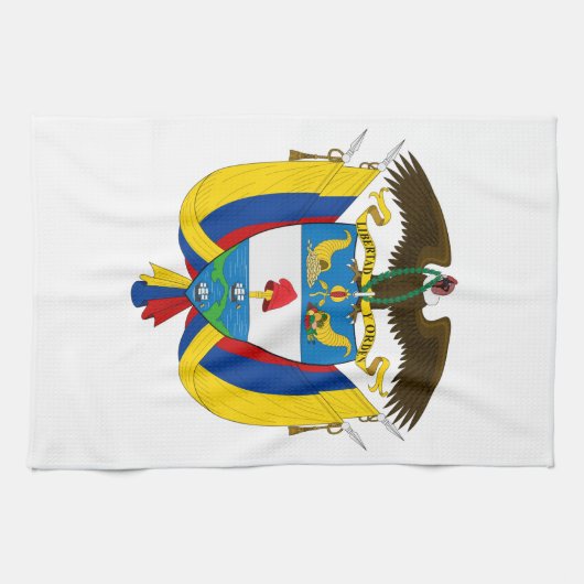Kolumbien-Wappen Handtuch (Horizontal)