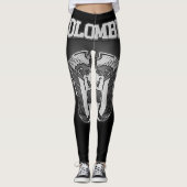 Kolumbien-Wappen Leggings (Vorderseite)