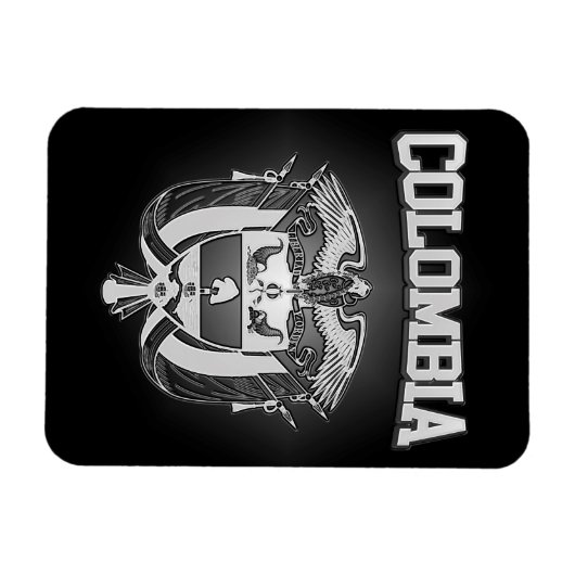 Kolumbien-Wappen Magnet (Horizontal)