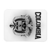 Kolumbien-Wappen Magnet (Horizontal)