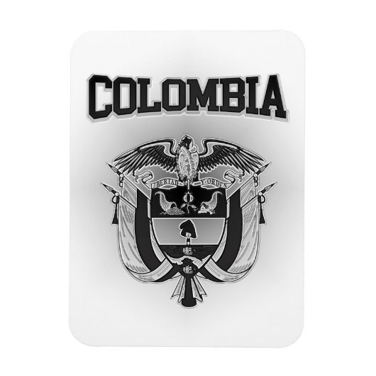 Kolumbien-Wappen Magnet (Vertikal)