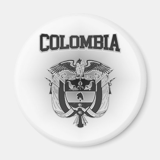 Kolumbien-Wappen Magnet (Vorne)