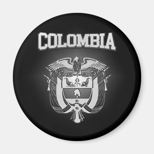Kolumbien-Wappen Magnet (Vorne)