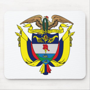Kolumbien-Wappen Mousepad