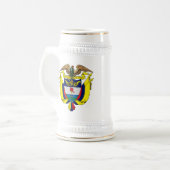 Kolumbien-Wappen Tasse (Vorderseite Links)