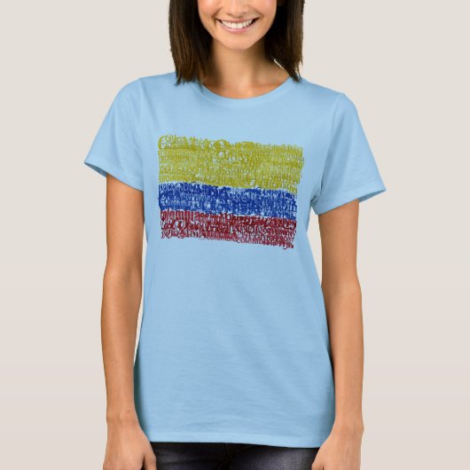 Kolumbien wörtlich T-Shirt (Vorderseite)
