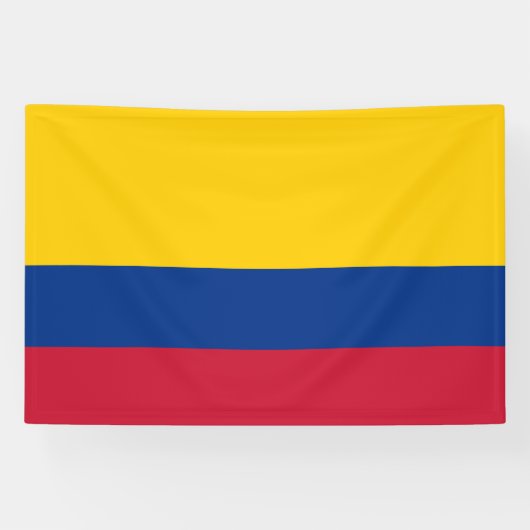 Kolumbienflagge Banner (Horizontal)