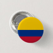 Kolumbienflagge Button (Vorne & Hinten)