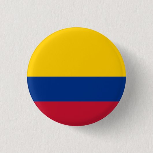 Kolumbienflagge Button (Vorderseite)