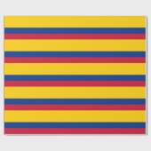 Kolumbienflagge Geschenkpapier (Flach)