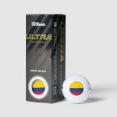 Kolumbienflagge Golfball (Verpackungen)