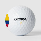 Kolumbienflagge Golfball (Logo)