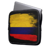 Kolumbienflagge Laptopschutzhülle (Vorderseite Links)