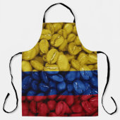 Kolumbienflagge mit Kaffee Schürze (Vorderseite)