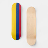 Kolumbienflagge Skateboard (Vorderseite)