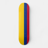 Kolumbienflagge Skateboard (Vorderseite)