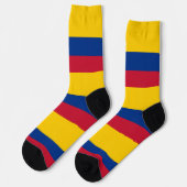 Kolumbienflagge Socken (Linkes Detail)