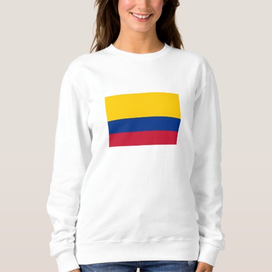 Kolumbienflagge Sweatshirt (Vorderseite)