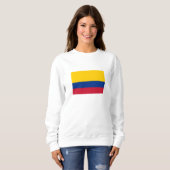 Kolumbienflagge Sweatshirt (Vorne ganz)
