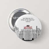 Kolumbienhöhe Nostalgisch Button (Vorne & Hinten)