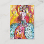 KOLUMBINA / Darstellende Künste, Kostümbildner Visitenkarte (Rückseite)