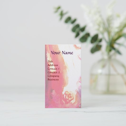 KOLUMBINA / Darstellende Künste, Kostümbildner Visitenkarte (Stehend Vorderseite)