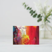 KOLUMBINA / Darstellende Künste, Kostümbildner Visitenkarte (Stehend Vorderseite)