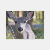 Kolumbischer Schwarzschwanzhund | Washingtoner Sta Fleecedecke (Vorderseite (Horizontal))