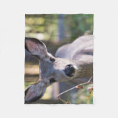 Kolumbischer Schwarzschwanzhund | Washingtoner Sta Fleecedecke (Vorderseite)