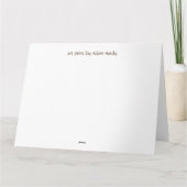 Kolumbus Circle Art Print Faltes Grußkarte Karte (Rückseite)