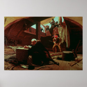 Kolumbus in Chains, 1863 Poster