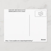 Kolumbus in der neuen Welt Postkarte (Rückseite)