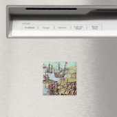 Kolumbus in Hispaniola Magnet (In Situ (Geschirrspüler))
