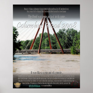 Kolumbus Indiana Flood of 2008 Poster