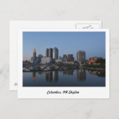 Kolumbus, Oh Skyline Postkarte (Vorne/Hinten)